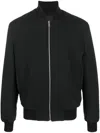 Givenchy Wool Bomber Jacket With Ribbed Cuffs In Multi