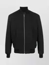 Givenchy Wool Bomber Jacket With Ribbed Cuffs