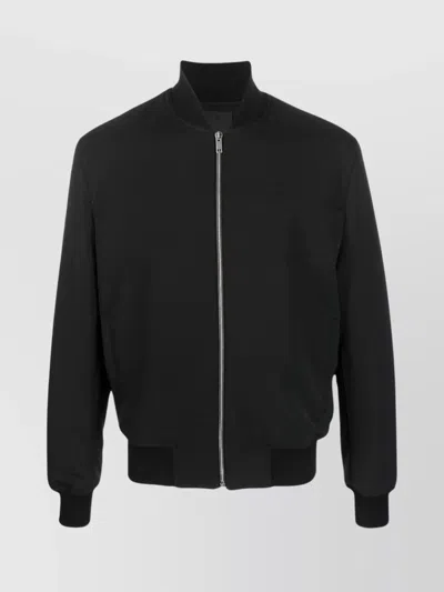 GIVENCHY WOOL BOMBER JACKET WITH RIBBED CUFFS