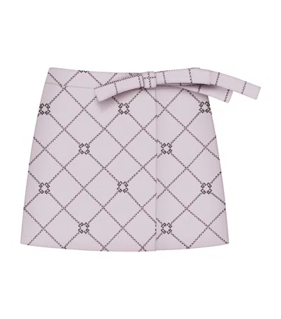 Givenchy Wool Bow-detail Mini Skirt
