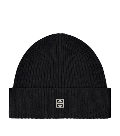 Givenchy Wool-cashmere 4g Logo Beanie