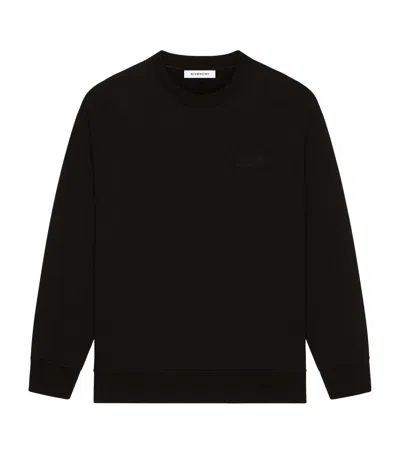 Givenchy Wool-cashmere Logo Sweatshirt In Black