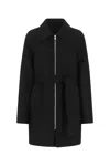 Givenchy Wool Cashmere Silk Coat In Black