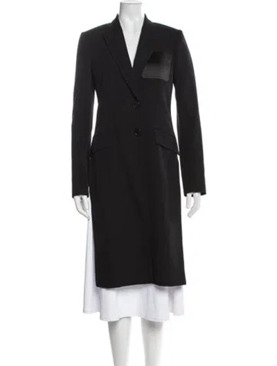 Pre-owned Givenchy Wool Coat In Black