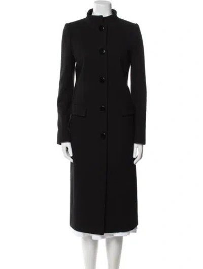 Pre-owned Givenchy Wool Coat In Black