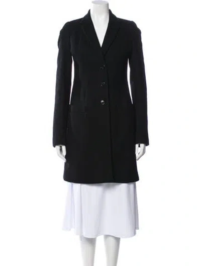 Pre-owned Givenchy Wool Coat In Black