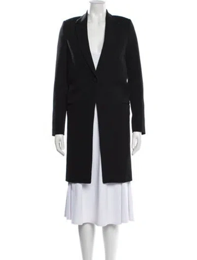 Pre-owned Givenchy Wool Coat In Black