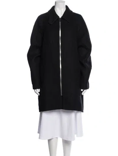 Pre-owned Givenchy Wool Coat In Black
