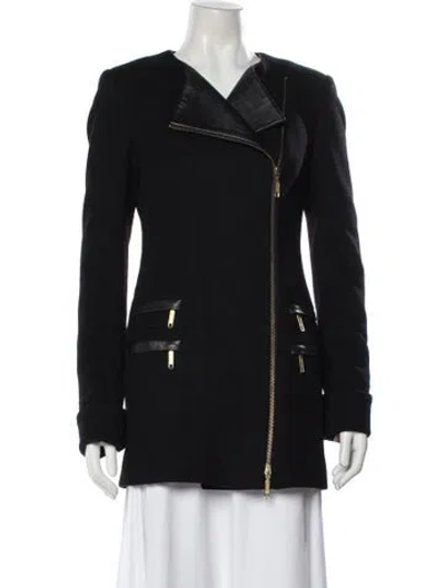 Pre-owned Givenchy Wool Coat In Black