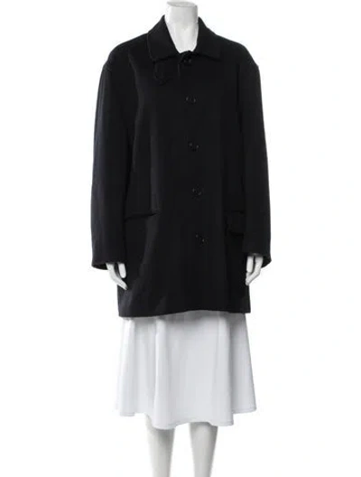 Pre-owned Givenchy Wool Coat In Black