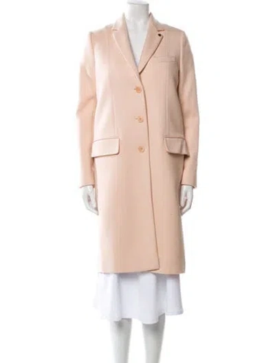 Pre-owned Givenchy Wool Coat In Pink