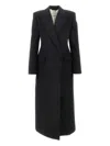 Givenchy Womens Black Regular-fit Double-breasted Wool Coat In Black