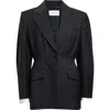 Givenchy Wool And Mohair Blazer In Black