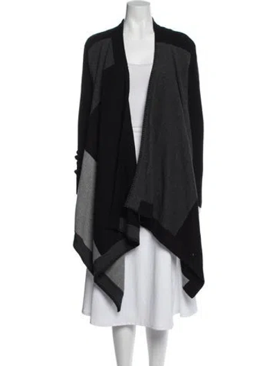 Pre-owned Givenchy Wool Colorblock Pattern Jacket In Gray
