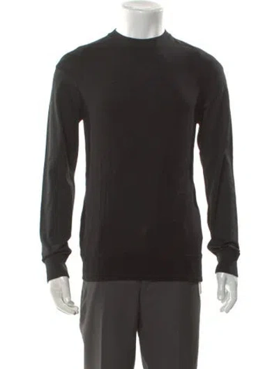 Pre-owned Givenchy Wool Crew Neck Pullover In Black