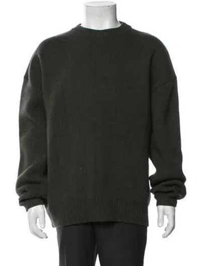 Pre-owned Givenchy Wool Crew Neck Pullover In Green
