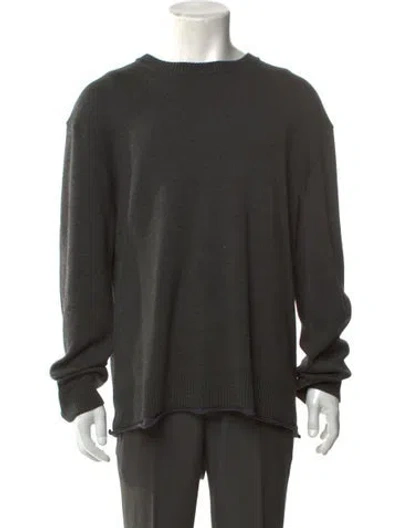 Pre-owned Givenchy Wool Crew Neck Pullover In Green