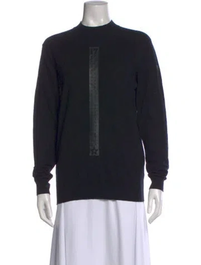 Pre-owned Givenchy Wool Crew Neck Sweater In Black