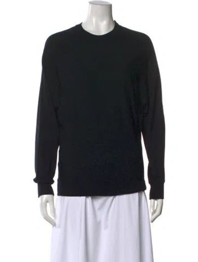 Pre-owned Givenchy Wool Crew Neck Sweater In Black