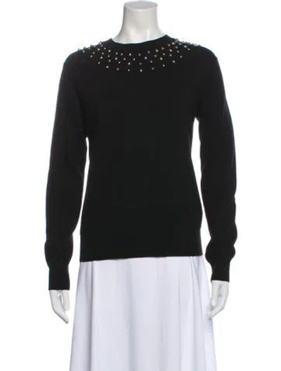 Pre-owned Givenchy Wool Crew Neck Sweater In Blue