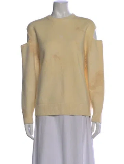 Pre-owned Givenchy Wool Crew Neck Sweater In Neutral