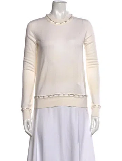 Pre-owned Givenchy Wool Crew Neck Sweater In Neutrals