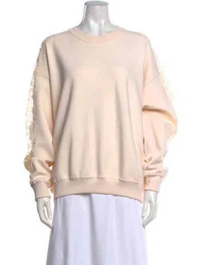 Pre-owned Givenchy Wool Crew Neck Sweatshirt In Neutrals