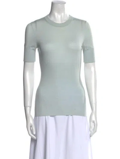 Pre-owned Givenchy Wool Crew Neck T-shirt In Blue