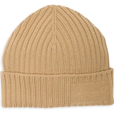 Givenchy Wool Cuff Beanie In Beige