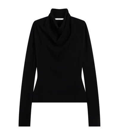 Givenchy Draped Sweater In Wool In Multi