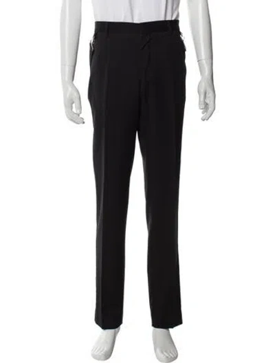 Pre-owned Givenchy Wool Dress Pants In Black