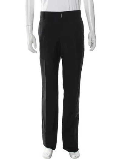 Pre-owned Givenchy Wool Dress Pants In Gray