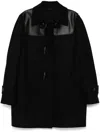 Givenchy Wool Duffle Coat In Schwarz