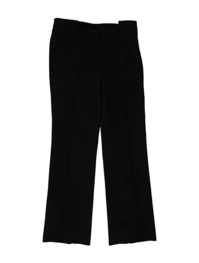 Pre-owned Givenchy Wool Flared Pants In Black