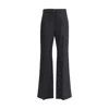 Givenchy Wool Grain De Poudre Bootcut Trousers In Black