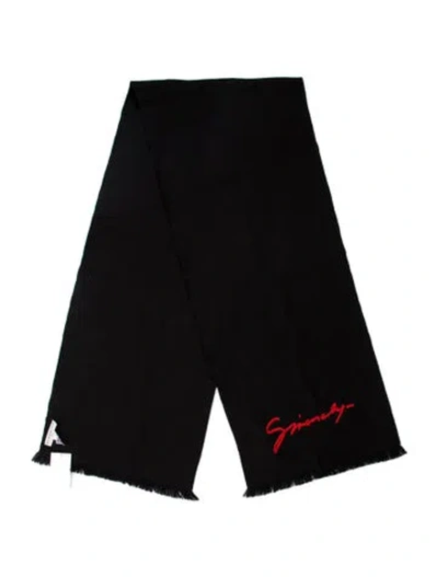 Pre-owned Givenchy Wool Graphic Print Scarf In Multi