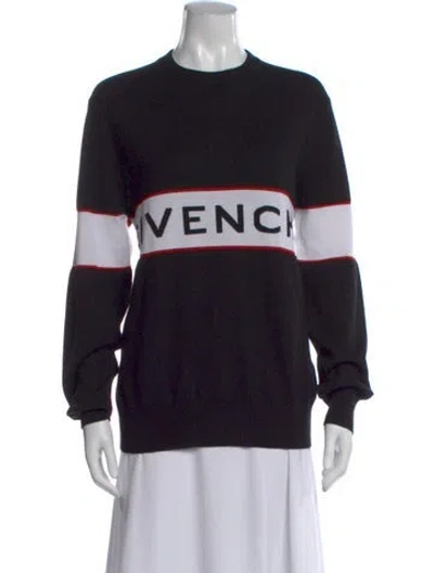 Pre-owned Givenchy Wool Graphic Print Sweater In Multi