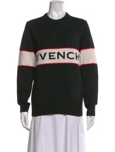 Pre-owned Givenchy Wool Graphic Print Sweater In Multi