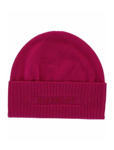 Pre-owned Givenchy Wool Hat W/ Tags In Pink