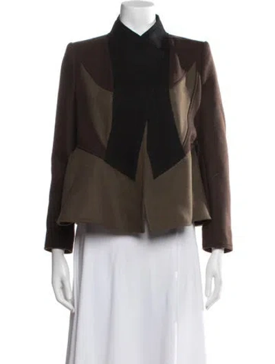 Pre-owned Givenchy Wool Jacket In Brown