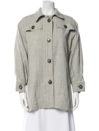 Pre-owned Givenchy Wool Jacket In Gray
