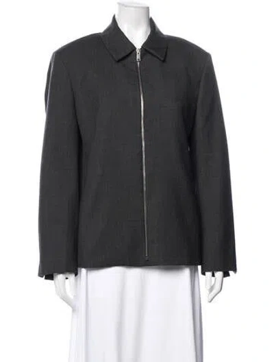 Pre-owned Givenchy Wool Jacket In Gray