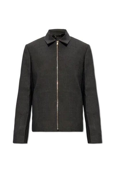 Givenchy Wool Jacket In Grey
