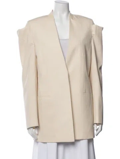 Pre-owned Givenchy Wool Jacket In Neutral