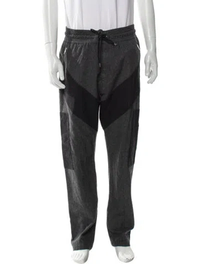 Pre-owned Givenchy Wool Joggers In Gray