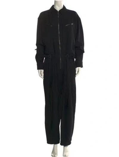 Pre-owned Givenchy Wool Jumpsuit In Black