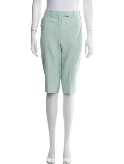 Pre-owned Givenchy Wool Knee-length Shorts W/ Tags In Blue