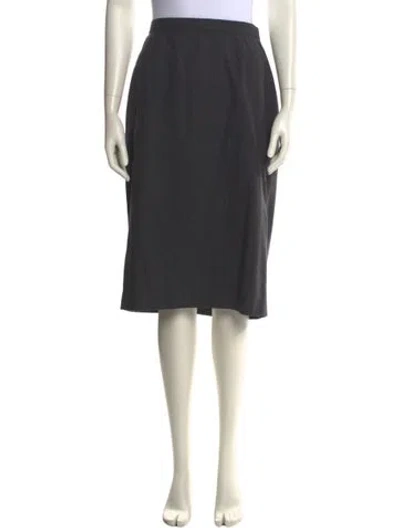 Pre-owned Givenchy Wool Knee-length Skirt In Black