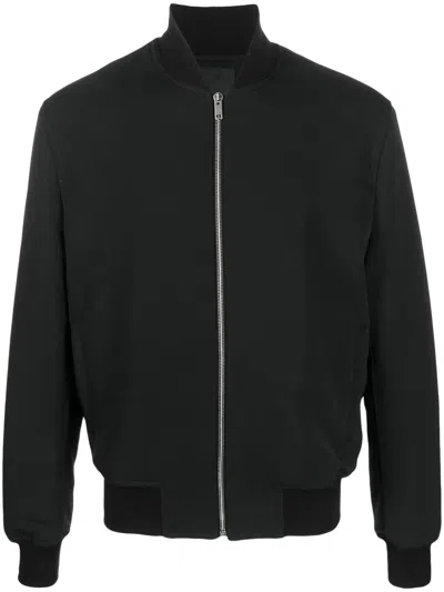 GIVENCHY WOOL LOGO LETTERING BOMBER JACKET