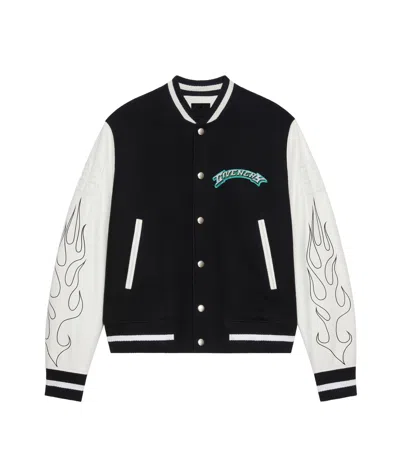 GIVENCHY GIVENCHY LOGO PATCH VARSITY JACKET